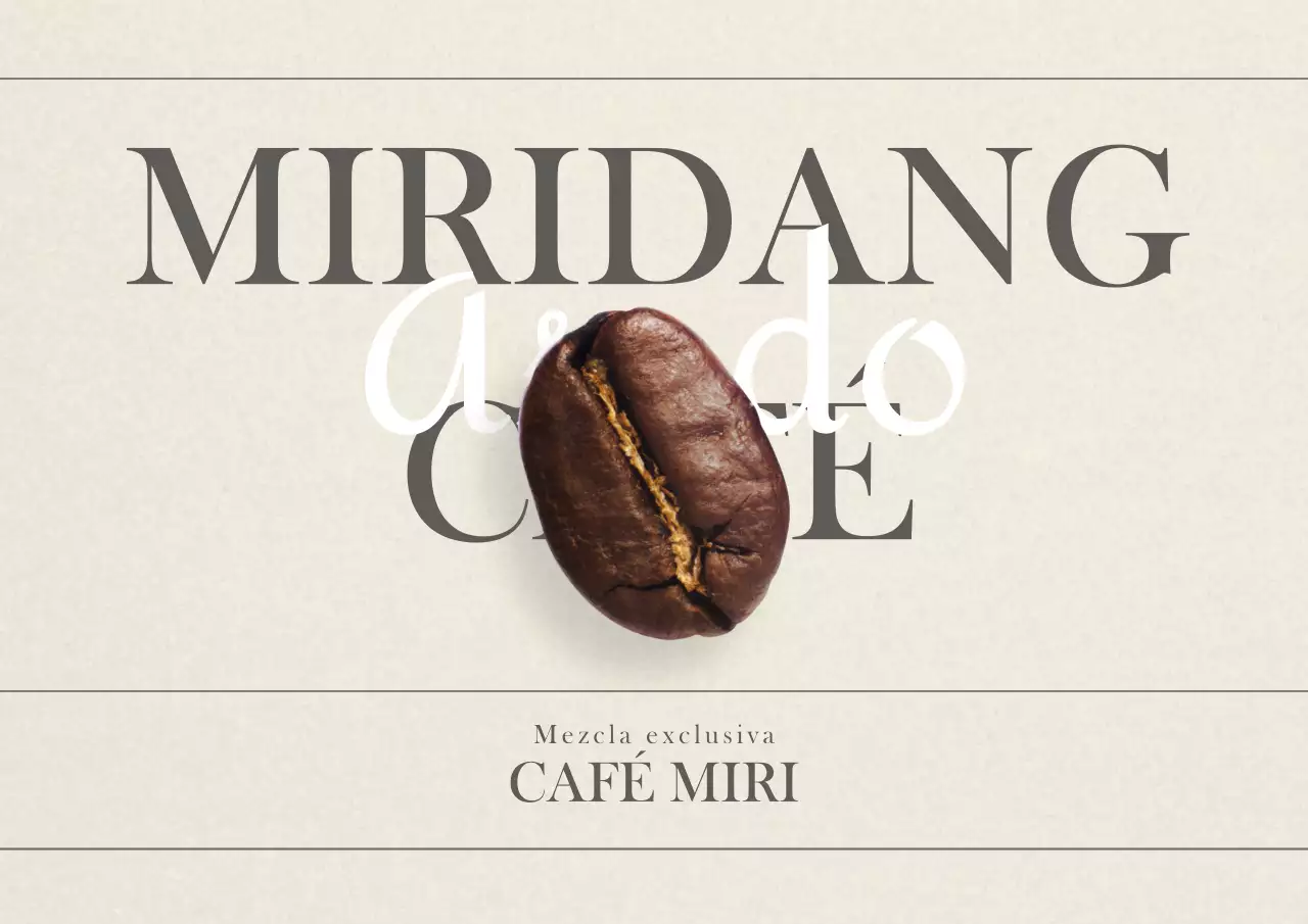 Granos de café en marrón beige Foto Vintage café en Point