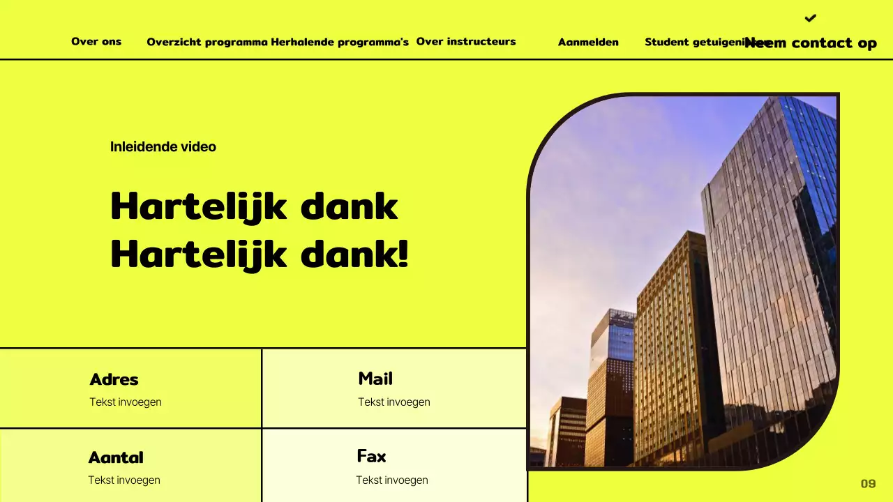 Promoot de filmacademie met een artistiek concept op een gele achtergrond