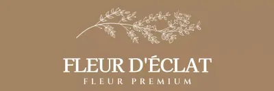 Tablier doublé de fleuriste avec illustrations florales et botaniques vintage