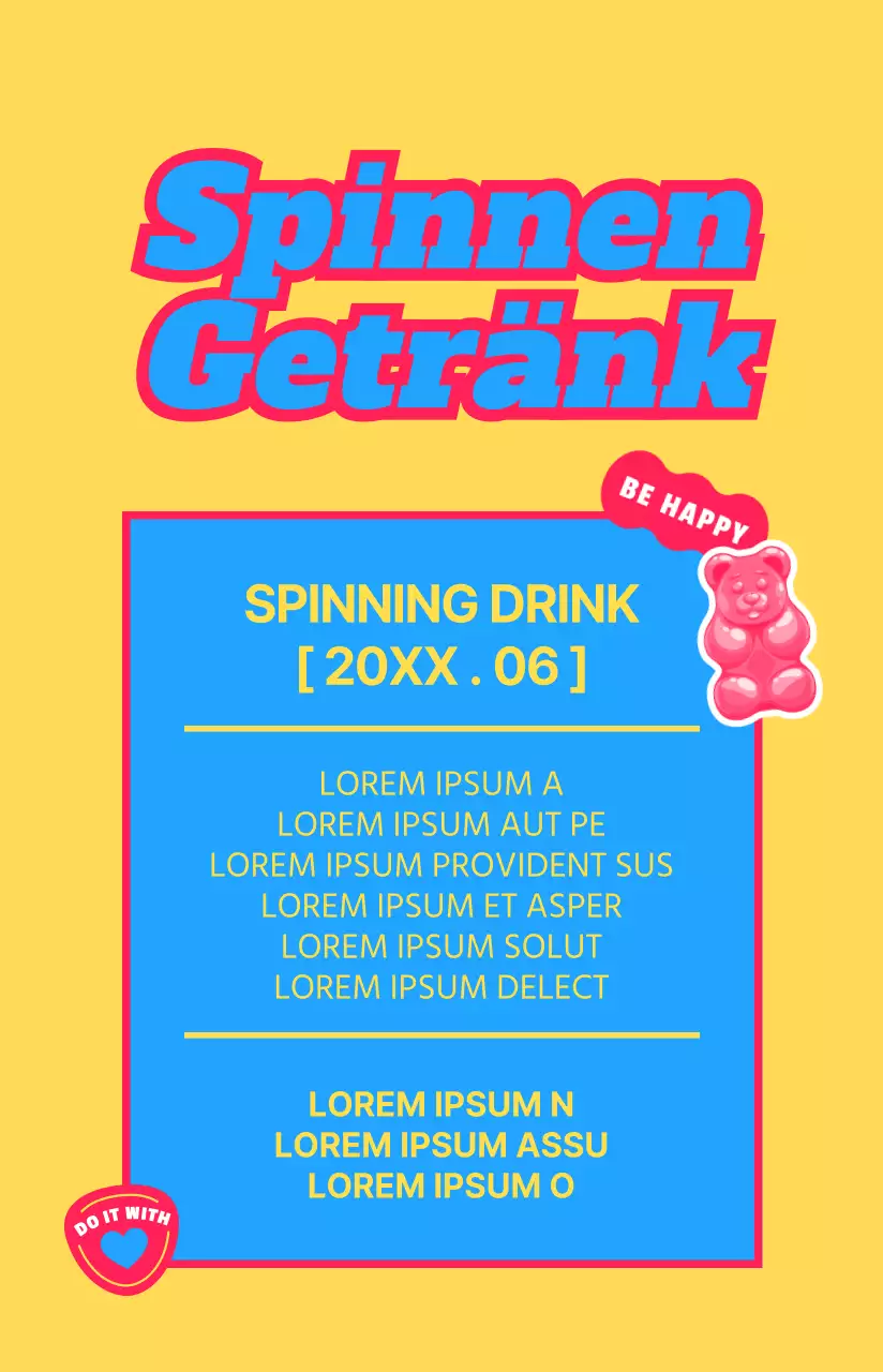 Filmplakate mit Rahmen und Aufklebern in auffälligen Farben mit jugendlichen Motiven