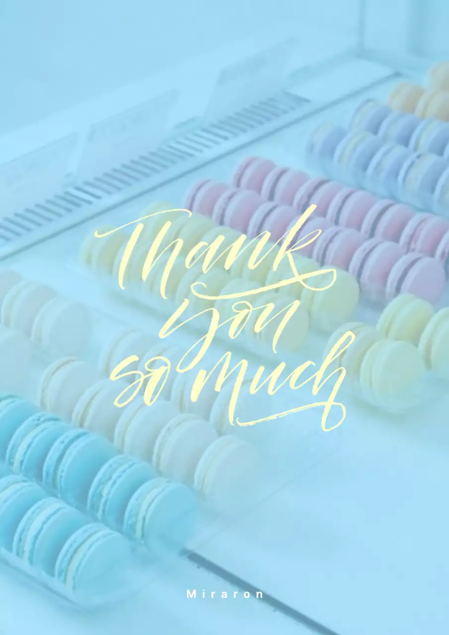 Guía de diseño simple Macaron en azul claro