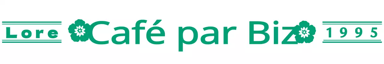 Logo simple et élégant d'un café en vert