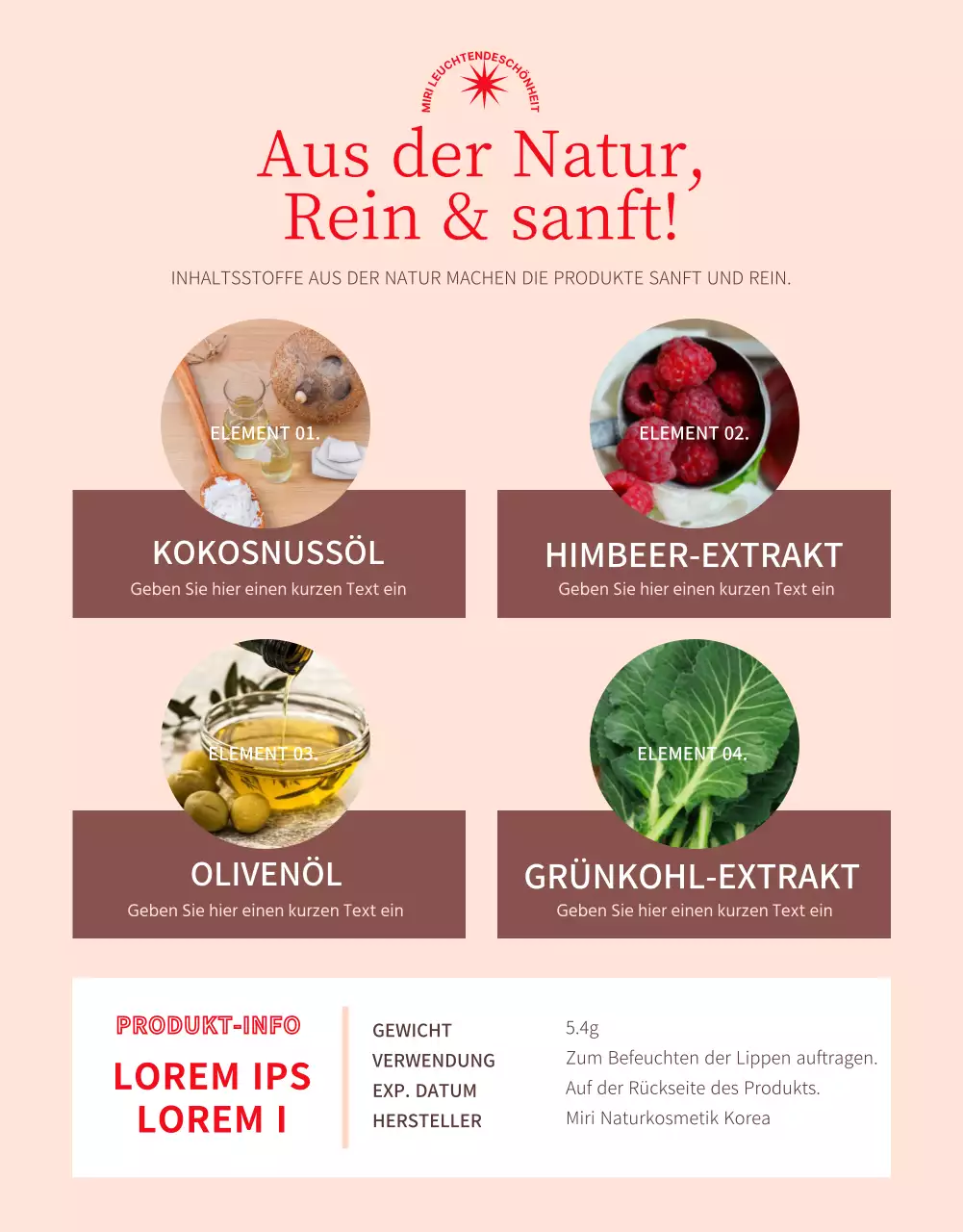 Fördern Sie eine saubere Lippenfarbe in Orange und Beige