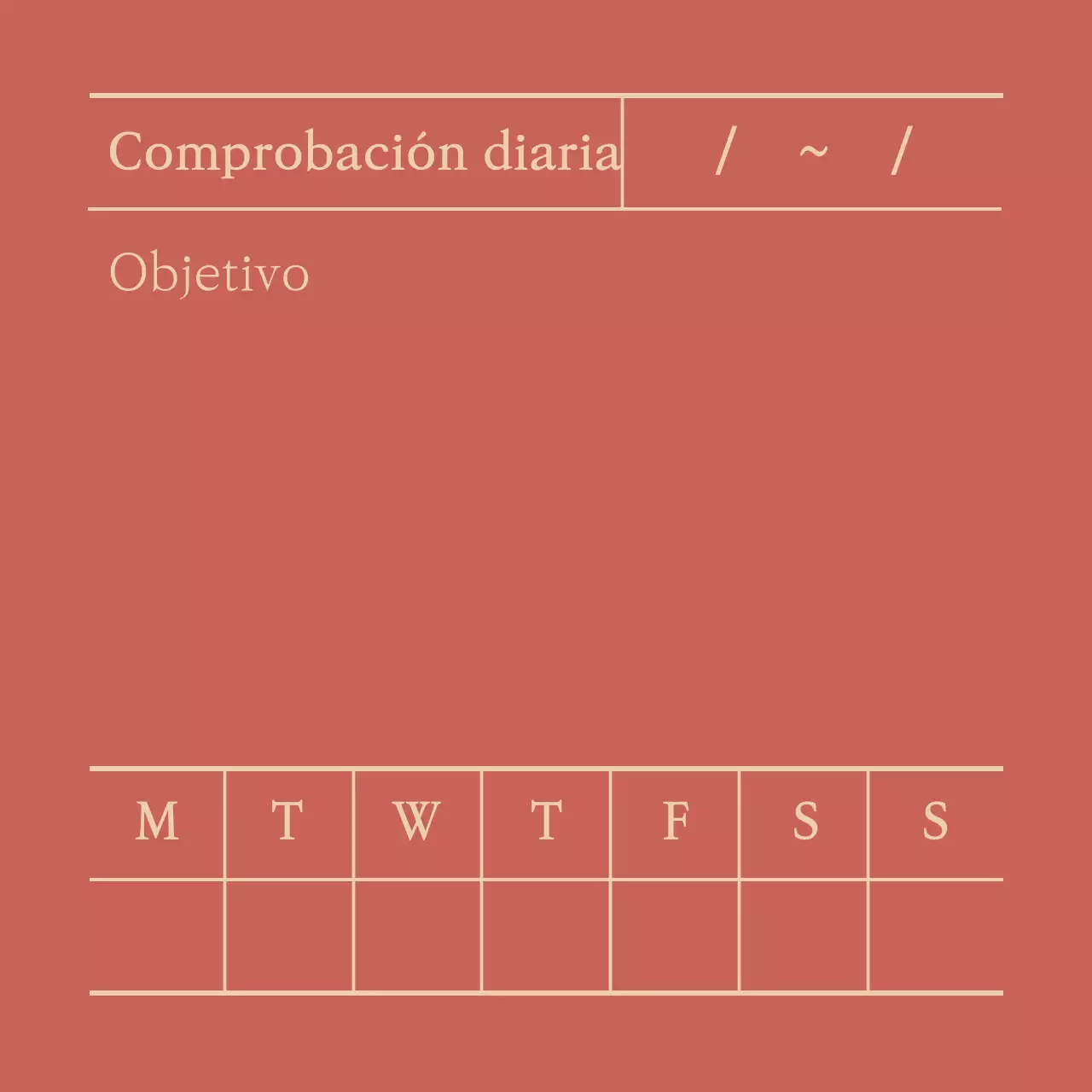 Diseño limpio de bloc de notas en colores cálidos