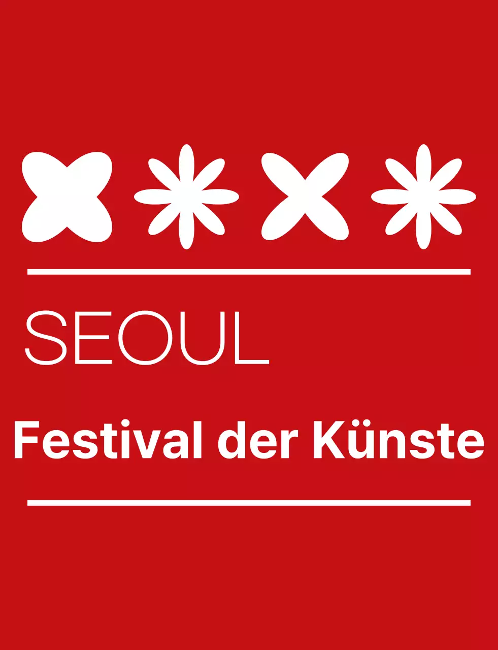 rot und weiß einfach Kunstfestival Symbol Symbol Logo Stil Kulturfestival Personal