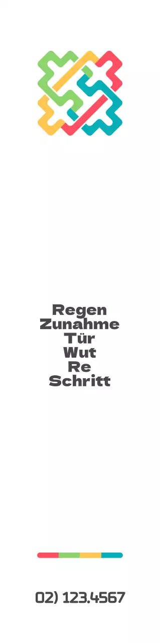 Bunte traditionelle koreanische Glyphen und Symbole Logo-Stil Cultural Foundation Förderung und Verkauf