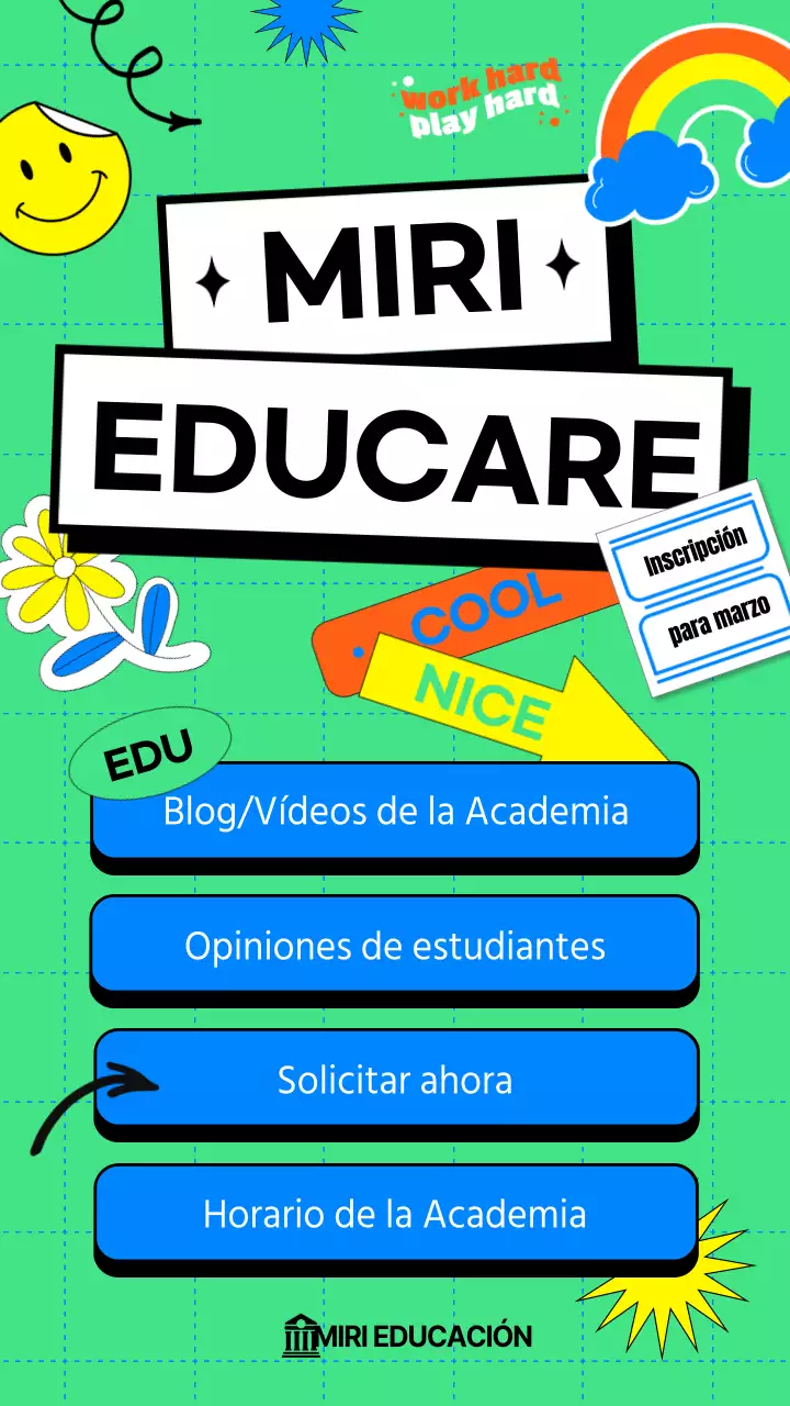 Una nota de enlace de promoción escolar con un concepto de nota decorado con pegatinas verdes