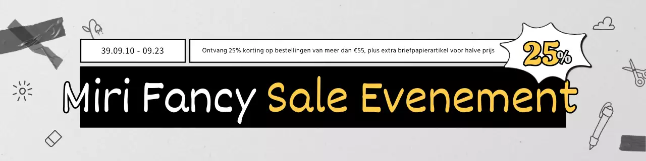 Zwart-wit eenvoudig briefpapier in de uitverkoop