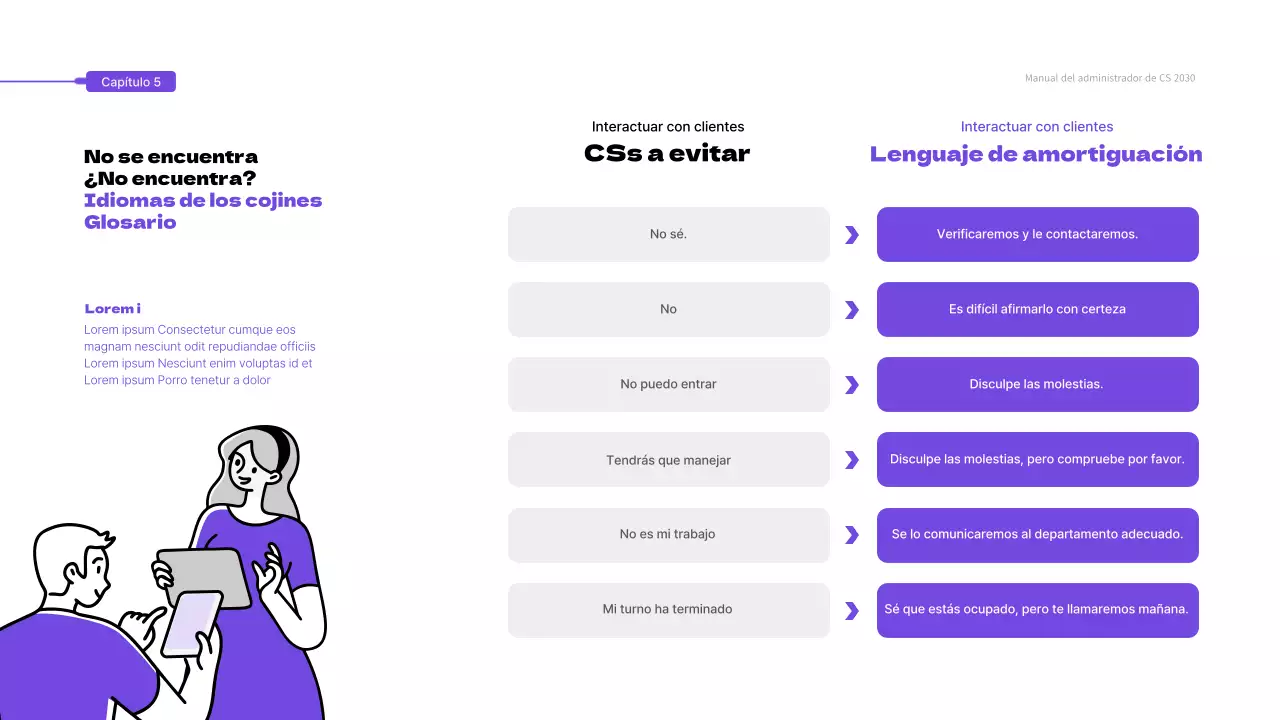 Purple Illustrated CS Service Manual Theme