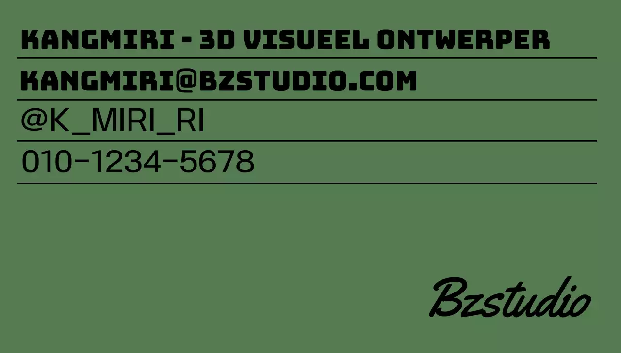 Strak ontwerp met tekst in rustige, stijlvolle kleuren