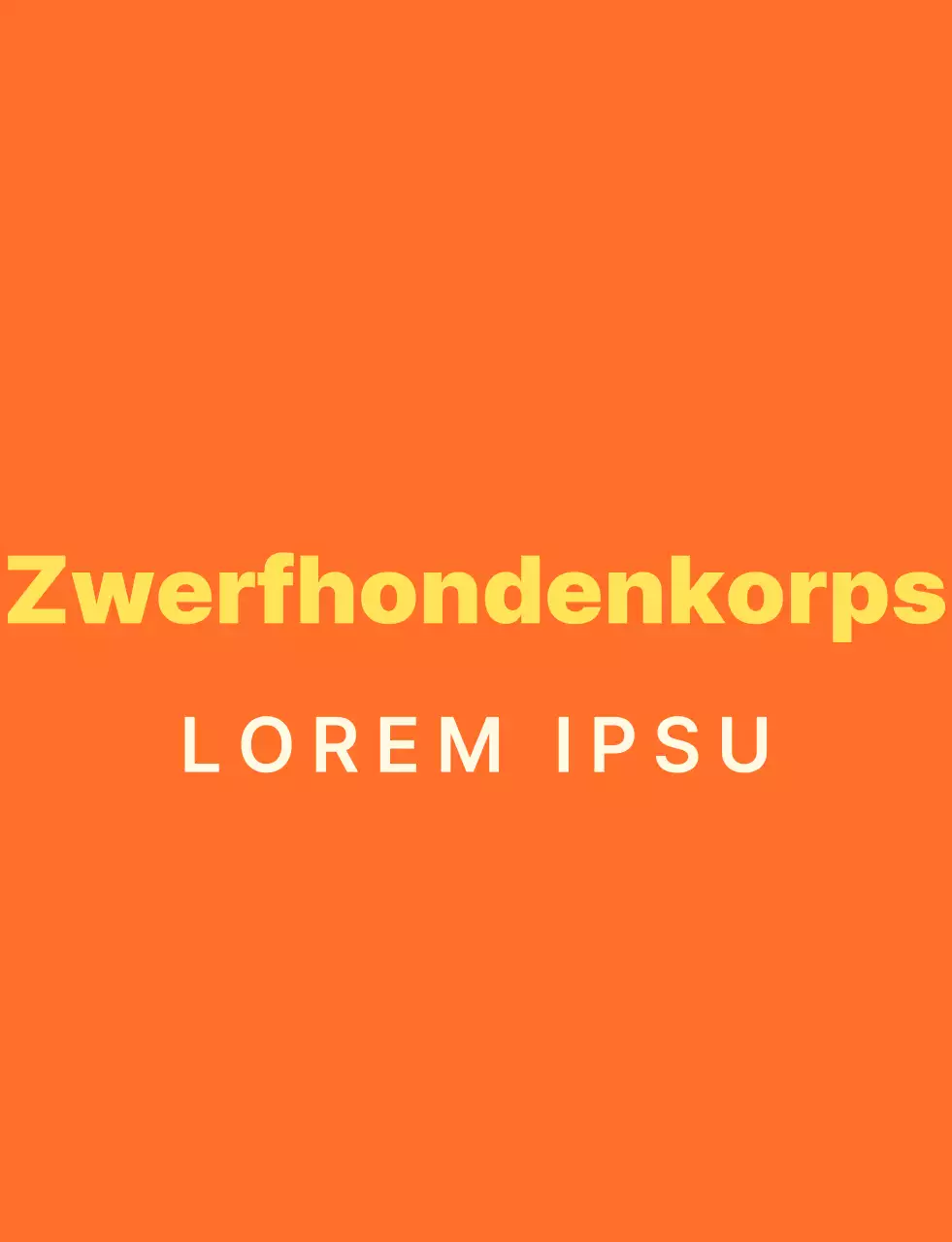 Eenvoudig hartvormig logo in oranje en felgeel Outreach-centrum organisatie