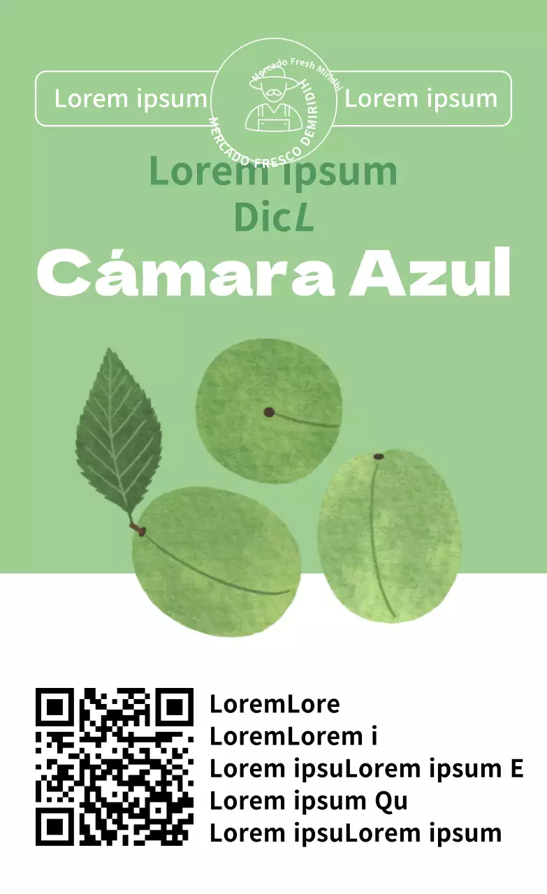 Productos de verano ilustración ciruela pegatinas verticales simples por color