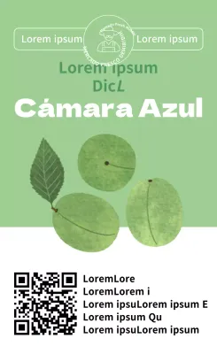 Productos de verano ilustración ciruela pegatinas verticales simples por color