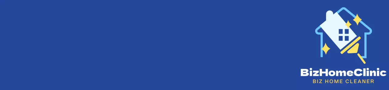 Einfache Reinigung Symbol Symbol Logo-Stil in marineblau und hellblau weiß für Hausreiniger Personal