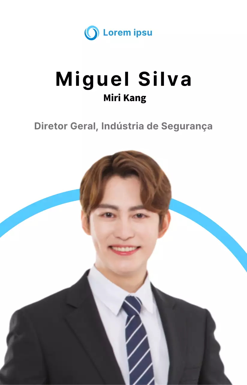 Um certificado de templo azul puro