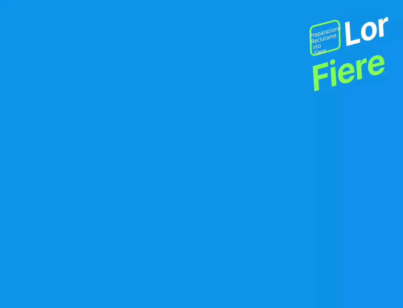 Gilet semplice blu-verde per il personale della fiera del lavoro