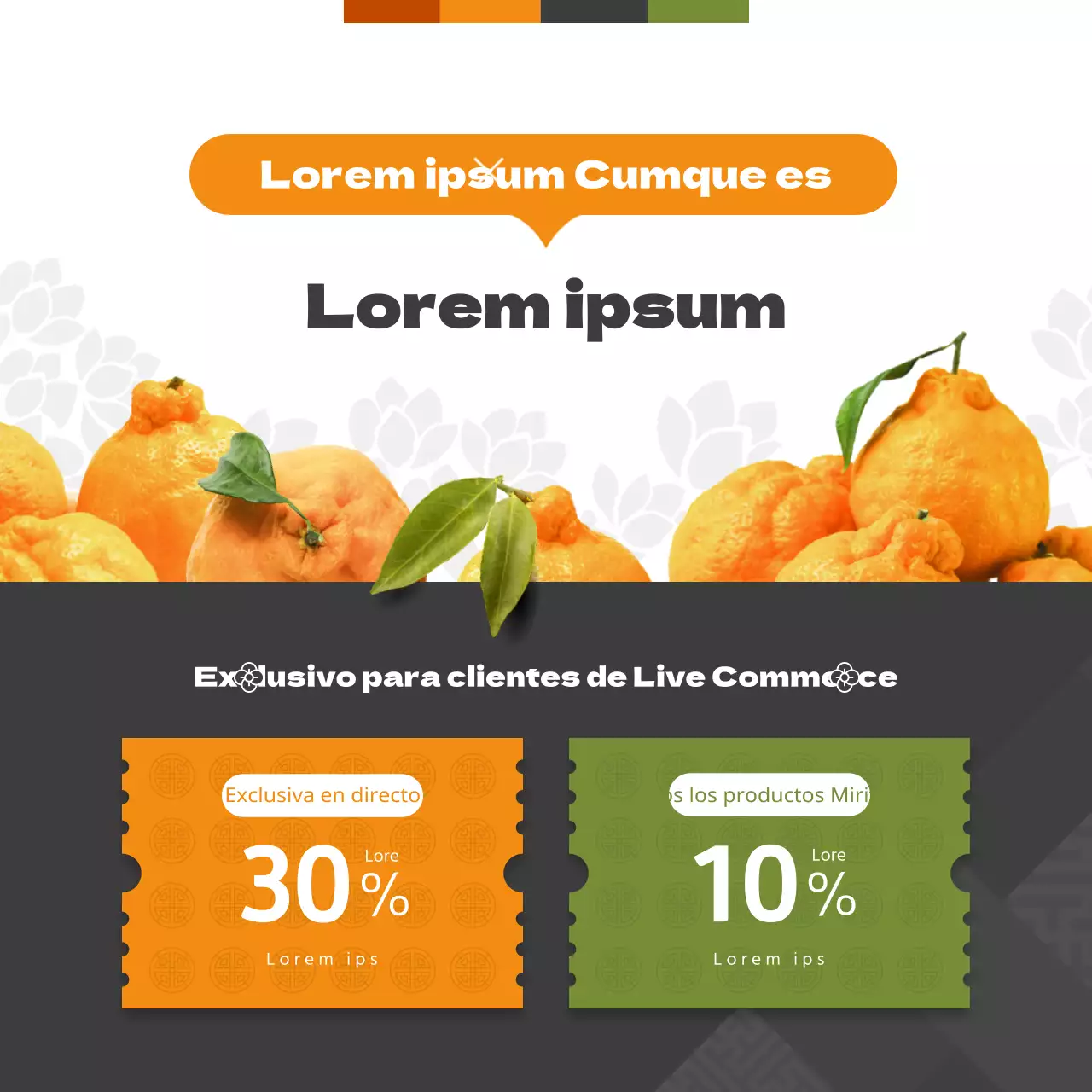 Naranja concepto tradicional vacaciones Hallabong regalo tema set