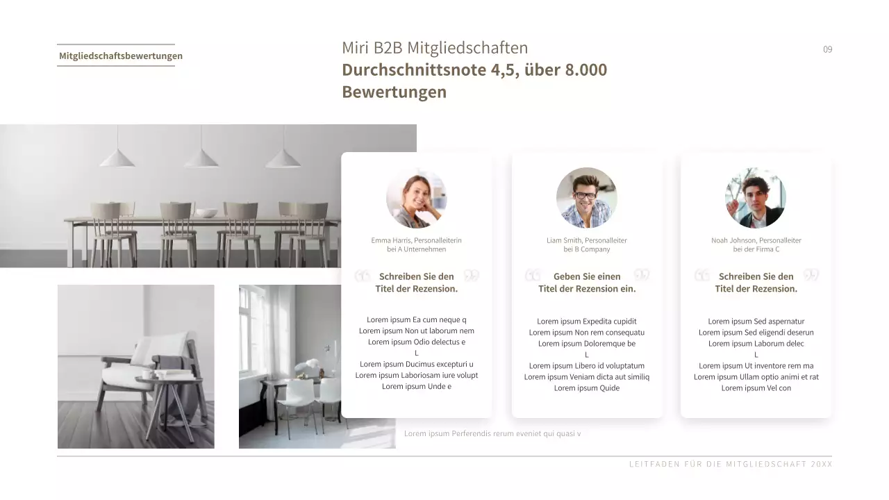 Braunton's Corporate Furniture Affiliate Service Angebotspräsentation