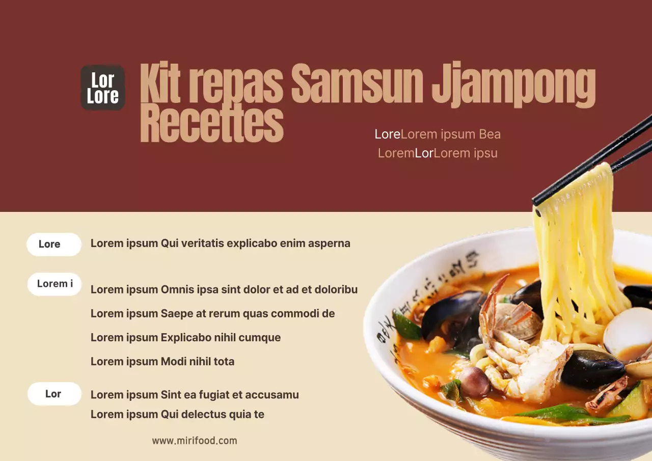 Photographie alimentaire Intense Kit repas chinois Recette