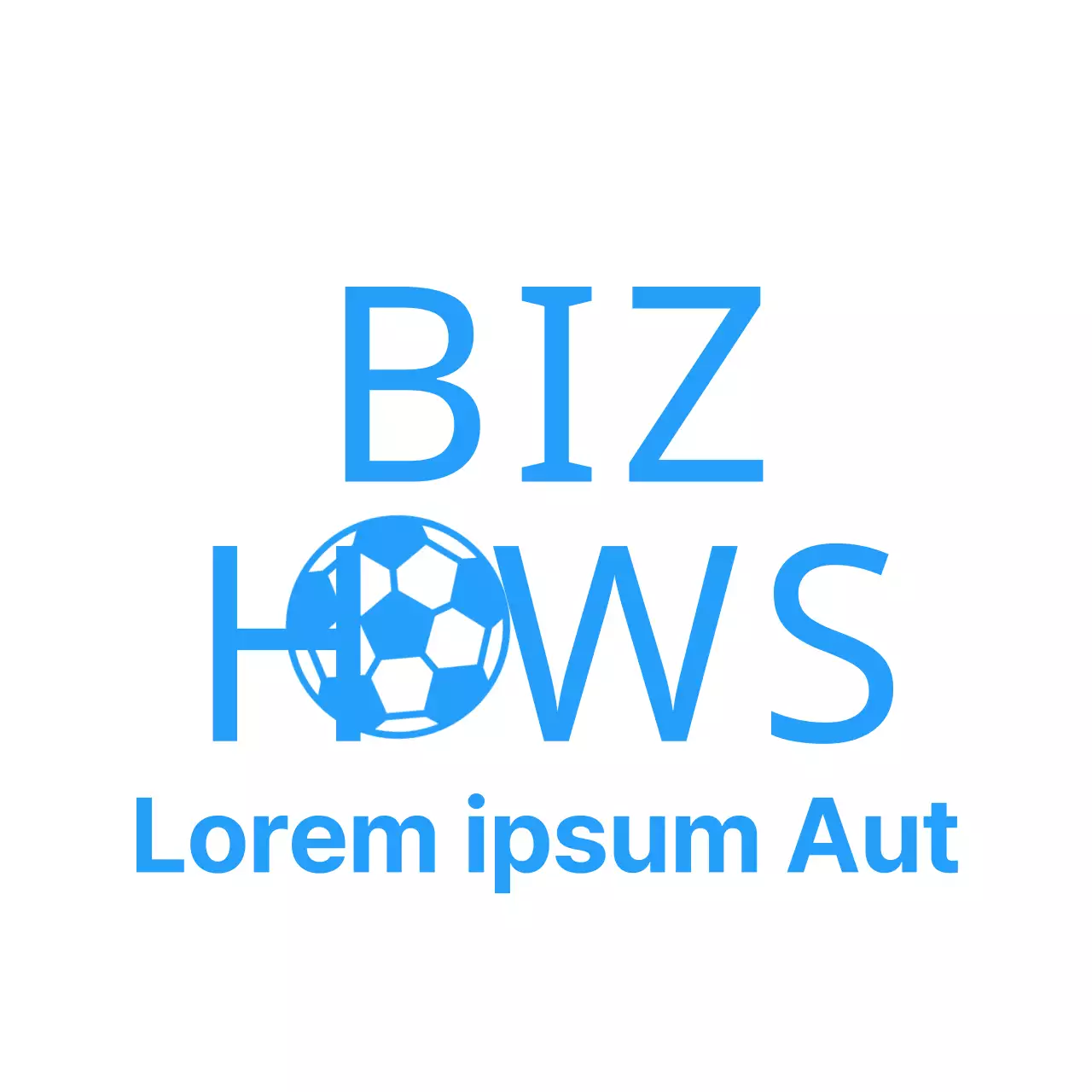 T-shirt concept d'école de football pour enfants avec illustration de football bleu