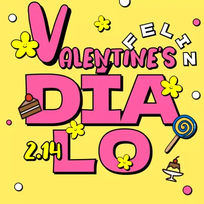 Promocione el Día Blanco con un bonito café amarillo y rosa