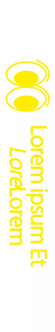 Ilustração simples de um olho saltitante em amarelo combinada com uma frase de texto para um café de estilo