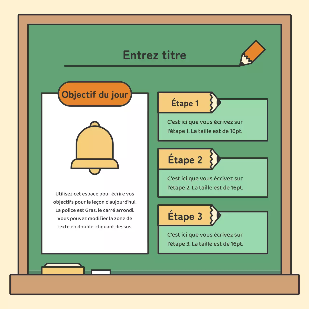 Cartes éducatives colorées pour tableaux noirsNews