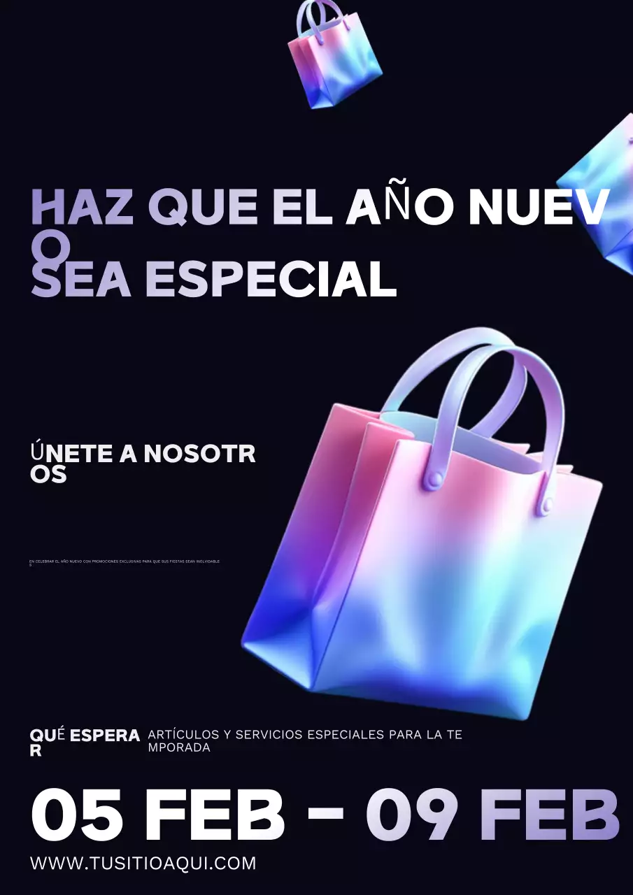 rainbow modern shopping promotion