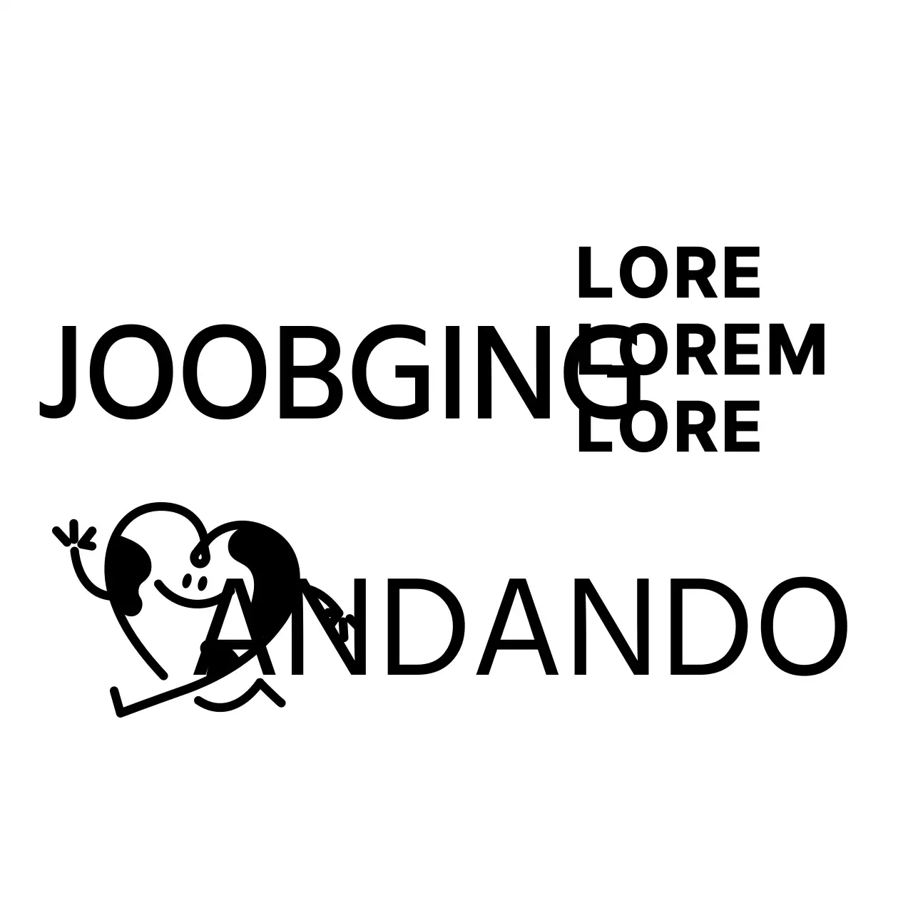 Texto e símbolos simples e limpos combinação de caracteres estilo de layout Promover e informar campanhas ecológicas
