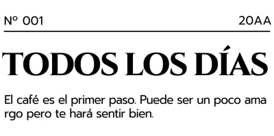 Concepto sencillo y limpio de maquetación de periódicos en blanco y negro para productos personalizados