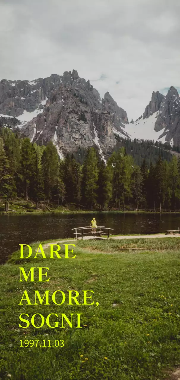 Merchandising con foto d'epoca tranquillizzanti con accenti verde fluorescente