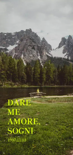 Merchandising con foto d'epoca tranquillizzanti con accenti verde fluorescente