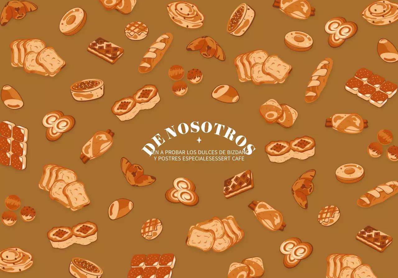 Simpáticas ilustraciones redondas de postres en diferentes colores Estilo de combinación de motivos para artículos personalizados