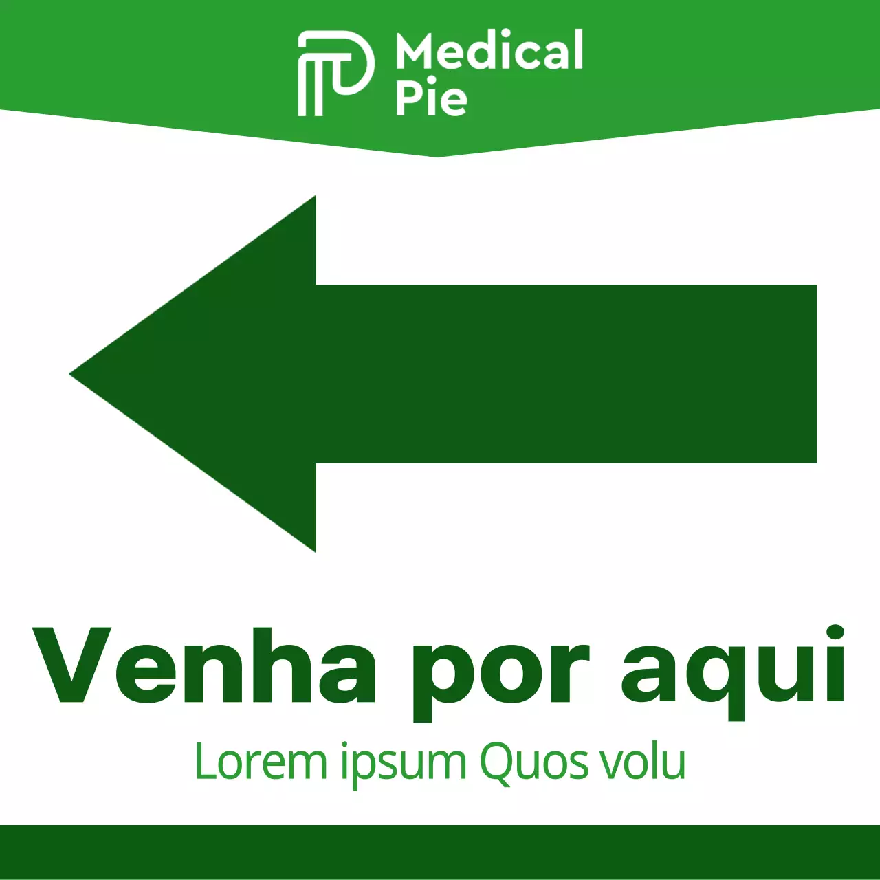 Combinação simples e clara de setas e texto em verde e verde lima Estilo de apresentação Direcções para o seminário