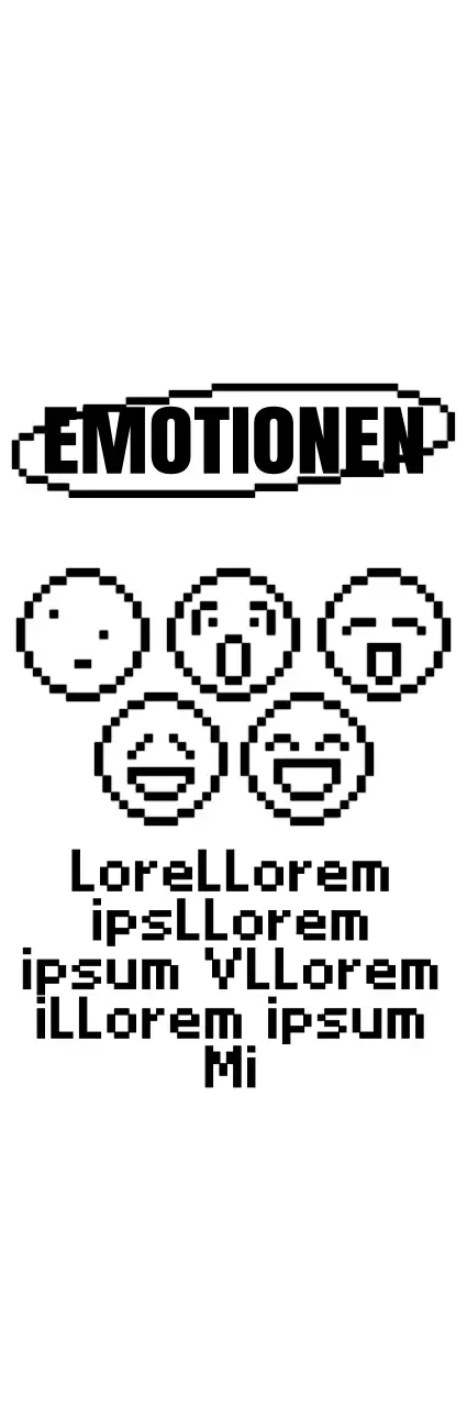 Niedlicher und angesagter Punkt-Illustrations-Kombinationsstil für personalisierte Merchandise-Artikel