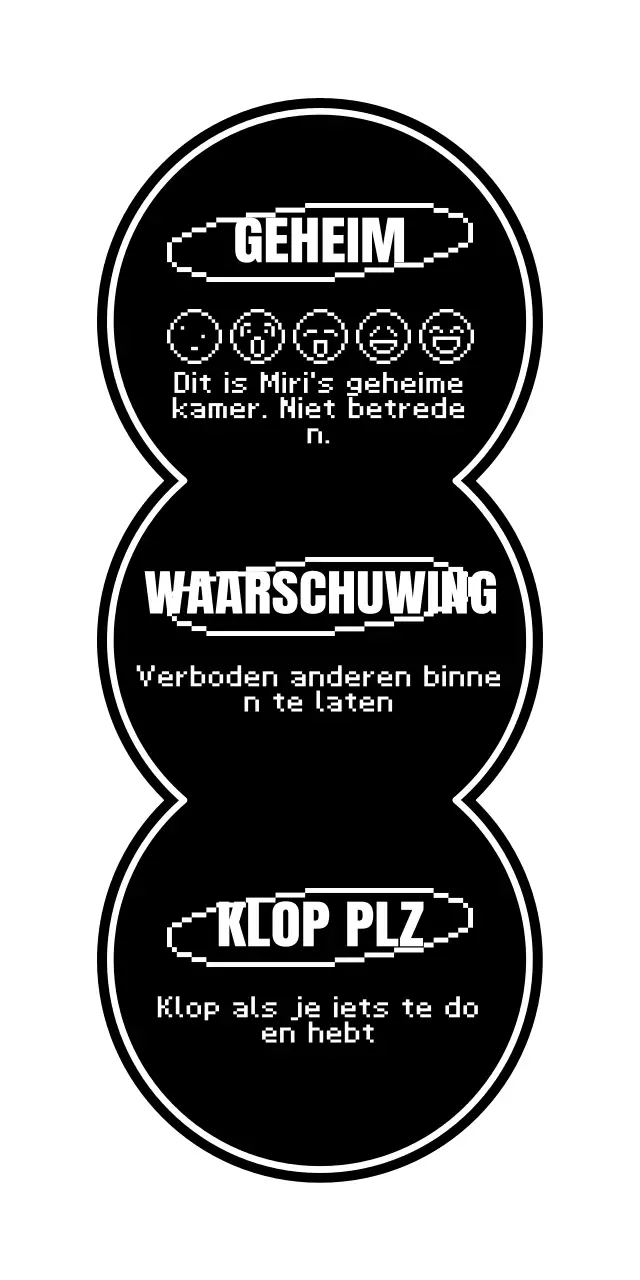 Schattige zwart-witte stippenillustraties en zinnen in een stijlgids