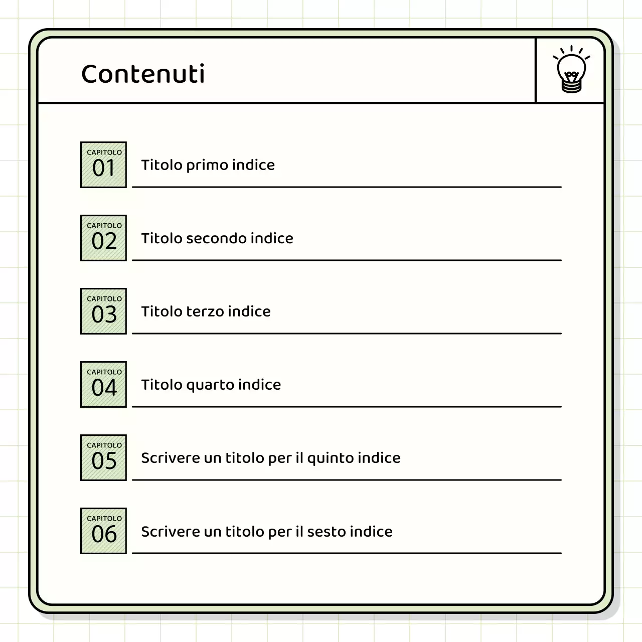 Kit di presentazione di base in giallo e chartreuse