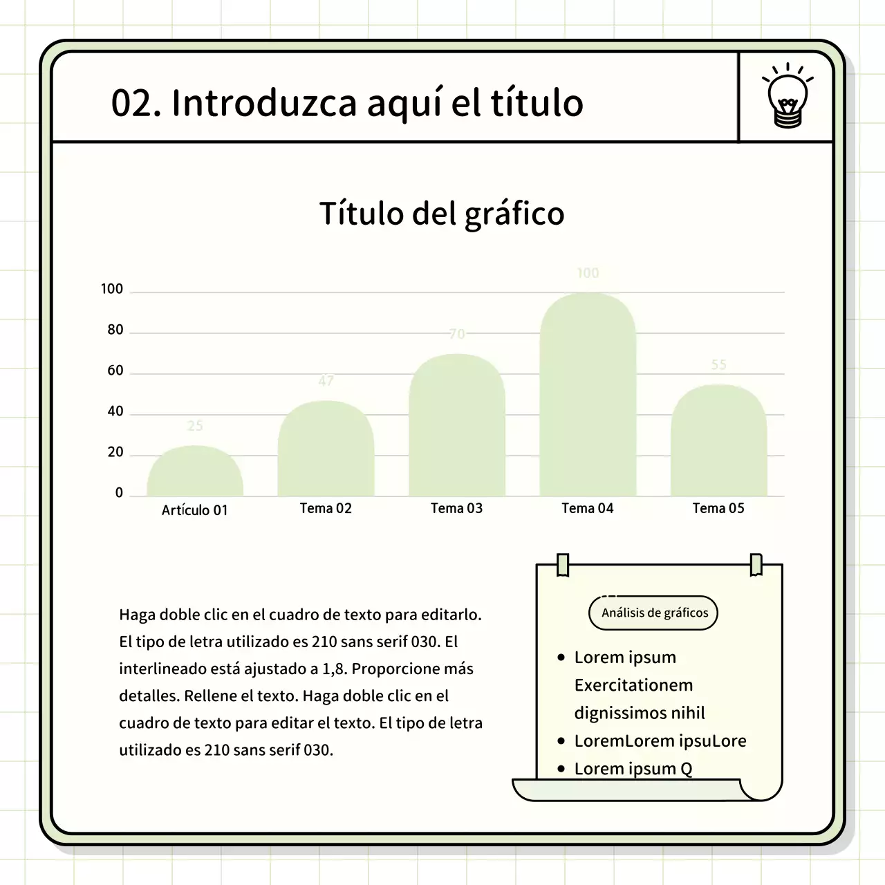 Kit básico de presentación en amarillo y chartreuse
