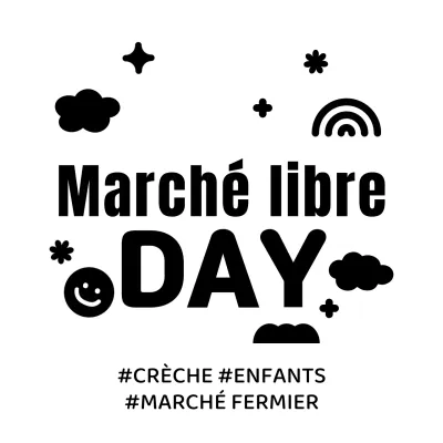 Combinaison de texte et de cadre de sac en plastique mignon et propre pour promouvoir et informer les enfants avant la commercialisation.