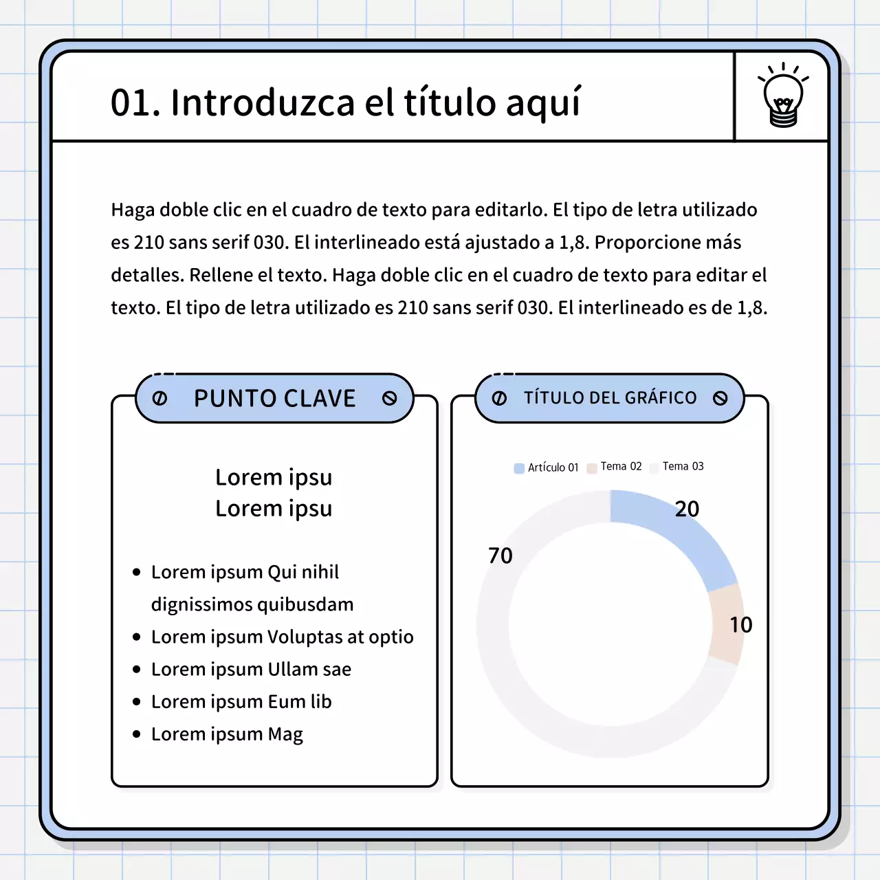 Kit básico de presentación en amarillo y chartreuse
