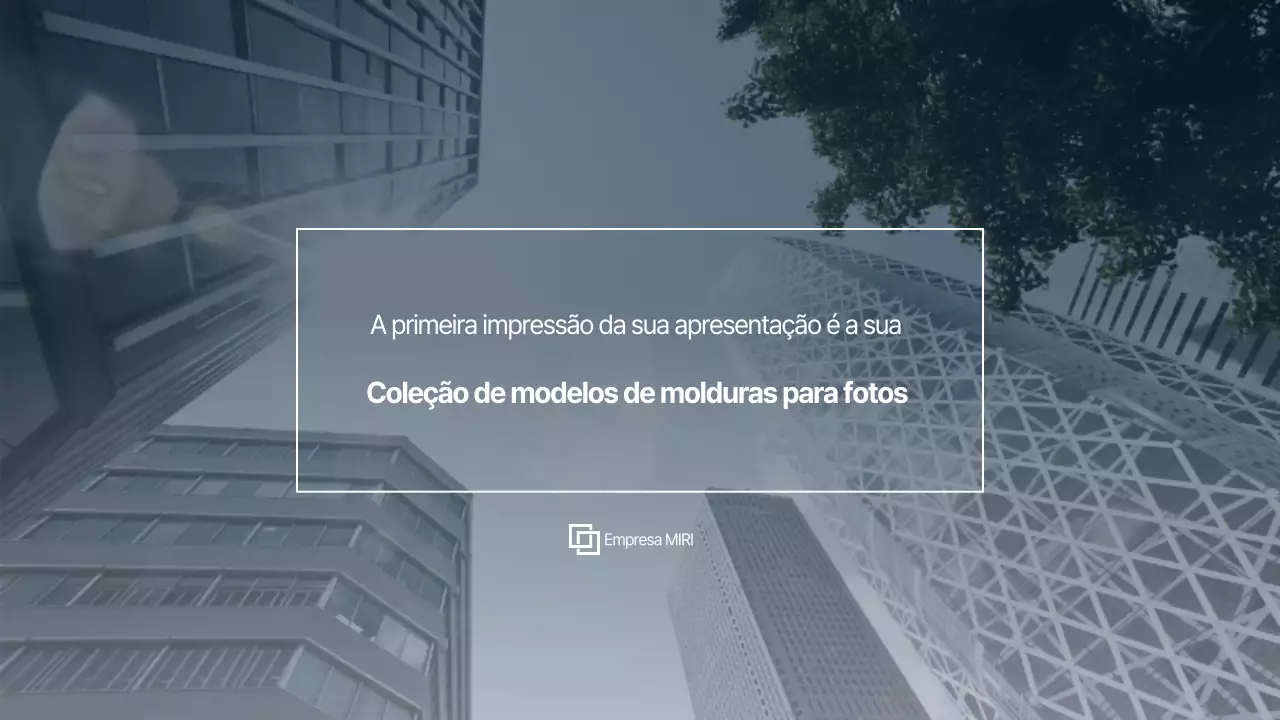 Guia para modelos de apresentação modernos a cinzento