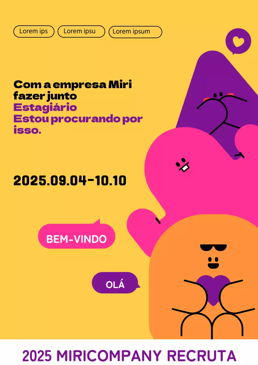 Estágios de verão amarelos e roxos com uma diferença
