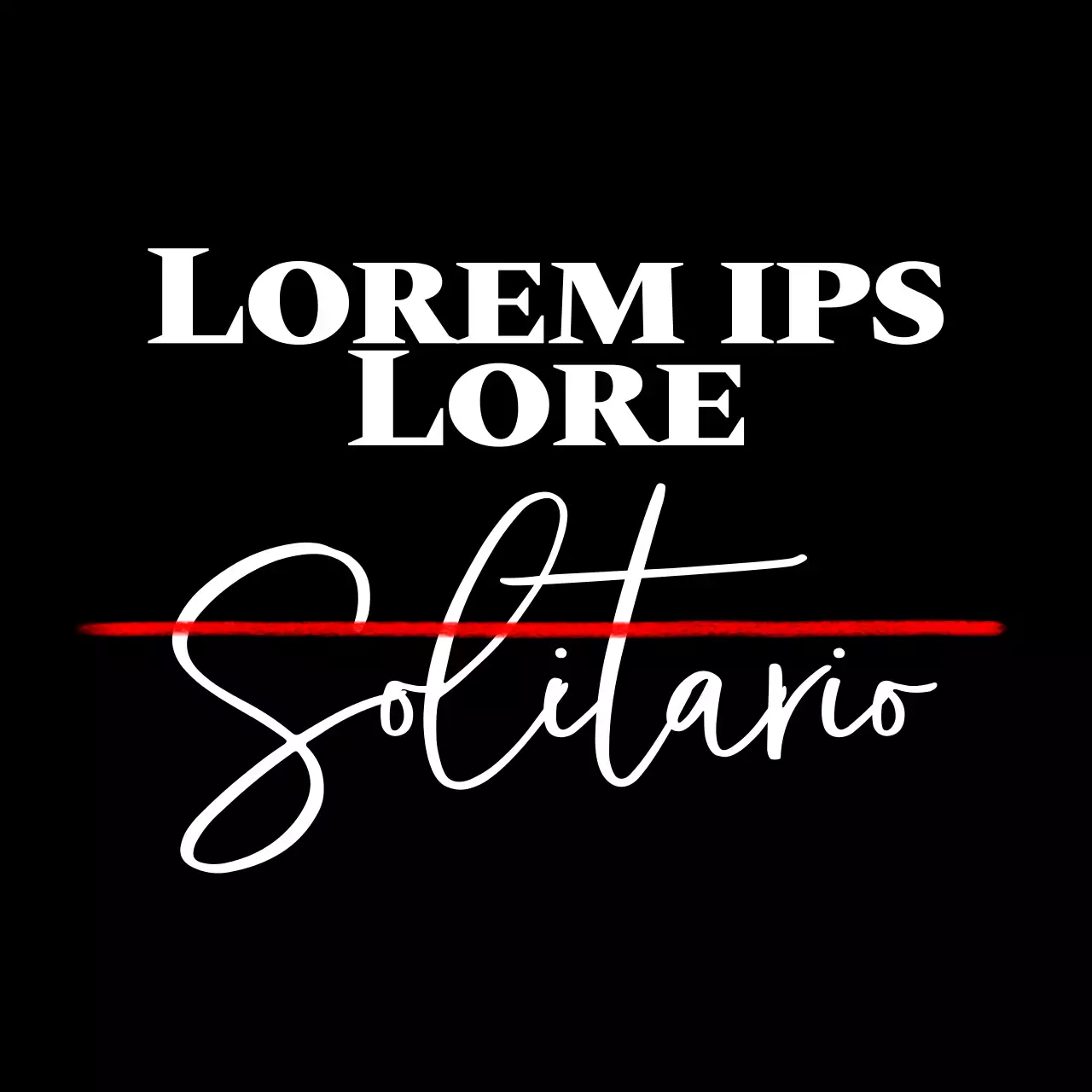 Mercancía con frases en inglés en un diseño sencillo en blanco y negro y rojo