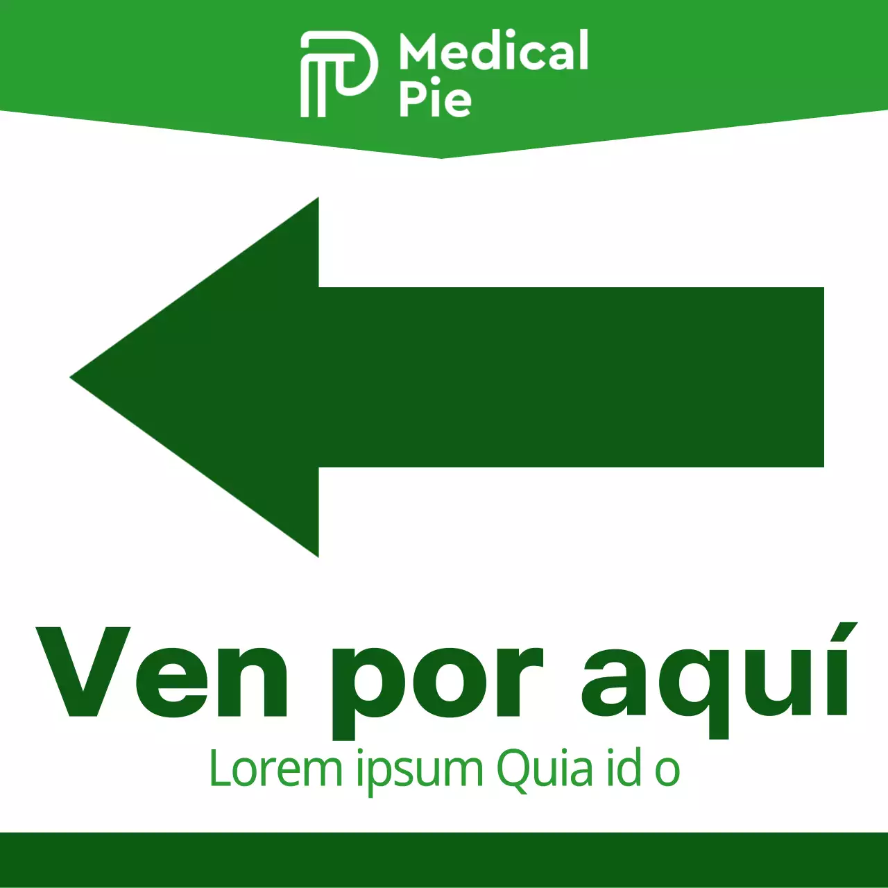 Combinación sencilla y limpia de flechas y texto en verde y verde lima Estilo de presentación Cómo llegar al seminario