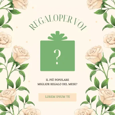 Un concetto floreale in beige e chartreuse Fiore del mese