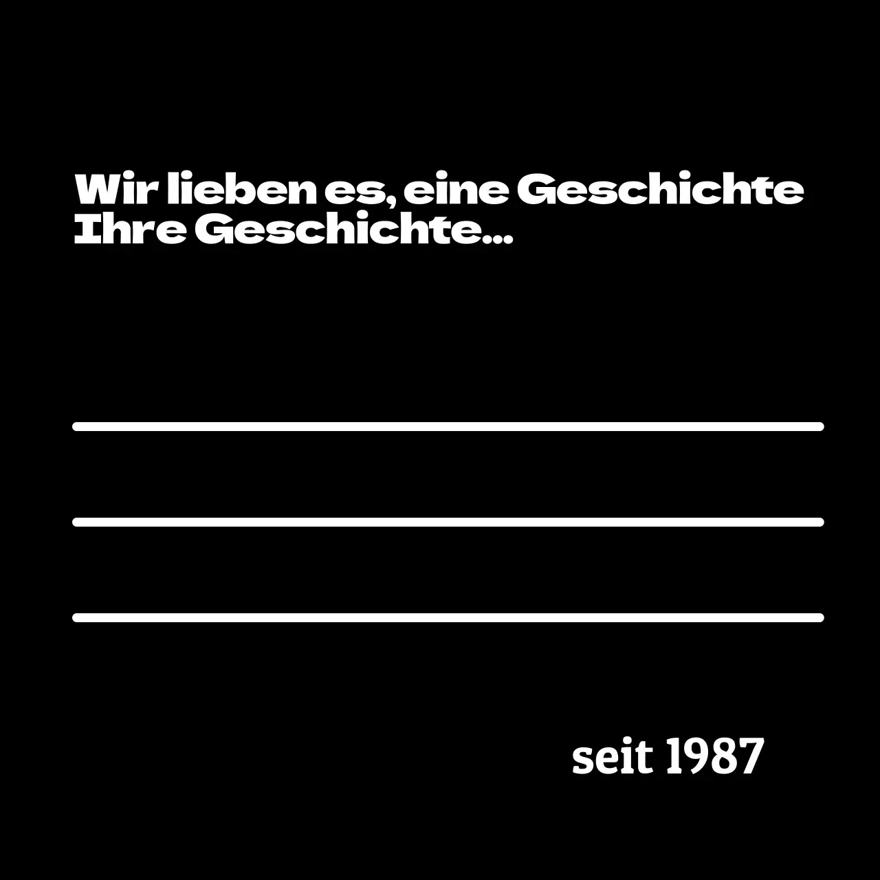 Einfache Handelsware mit schwarz-weißen englischen Sätzen und Unterstreichungen