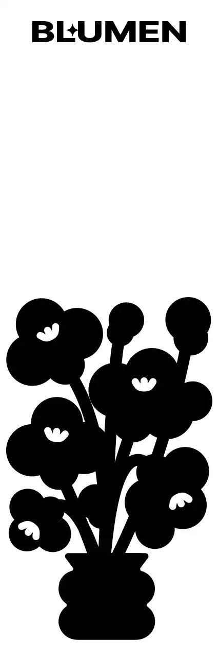 Einfach und hip floral Illustration und Text Kombination Stil für persönliche Produkte