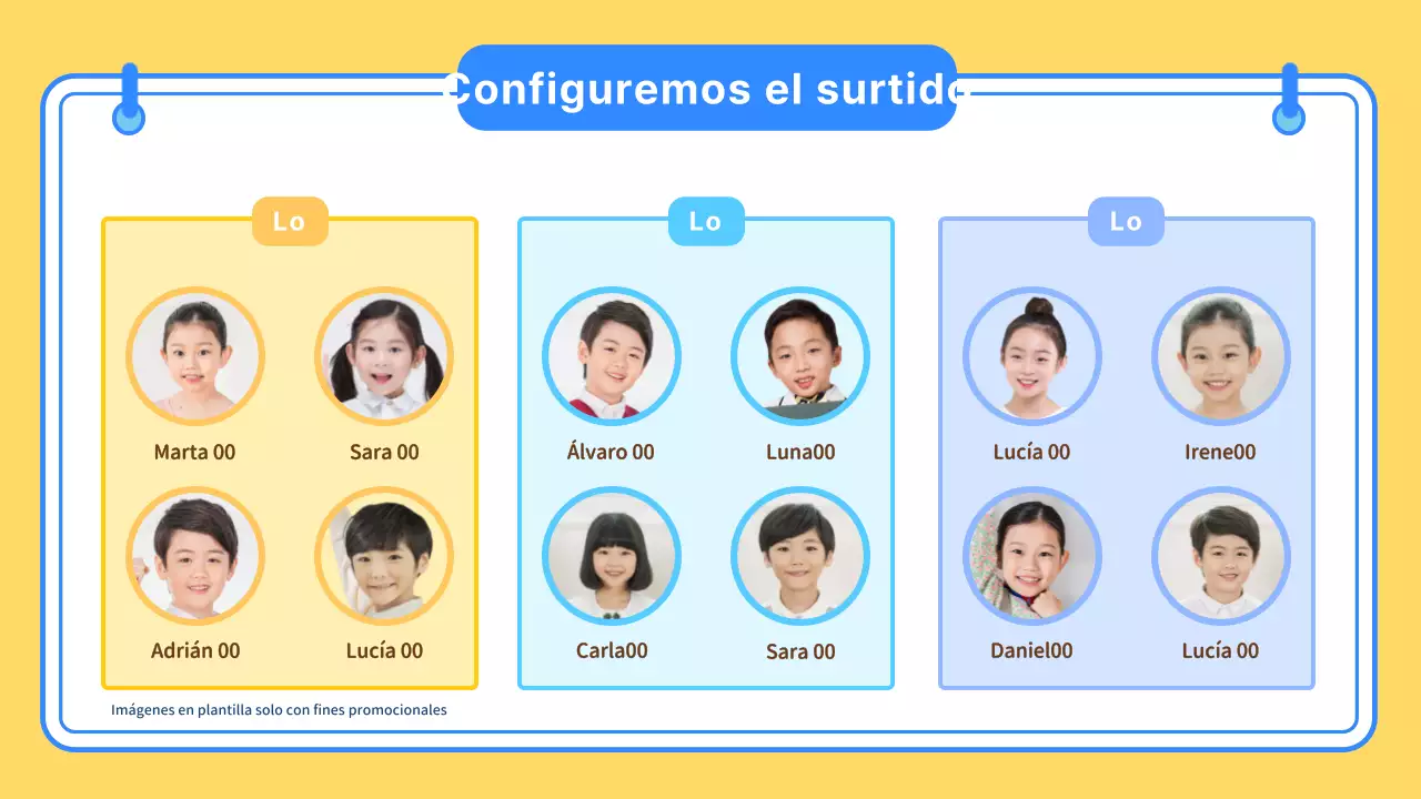 Amarillo azul lindo ilustración escuela educación física material didáctico