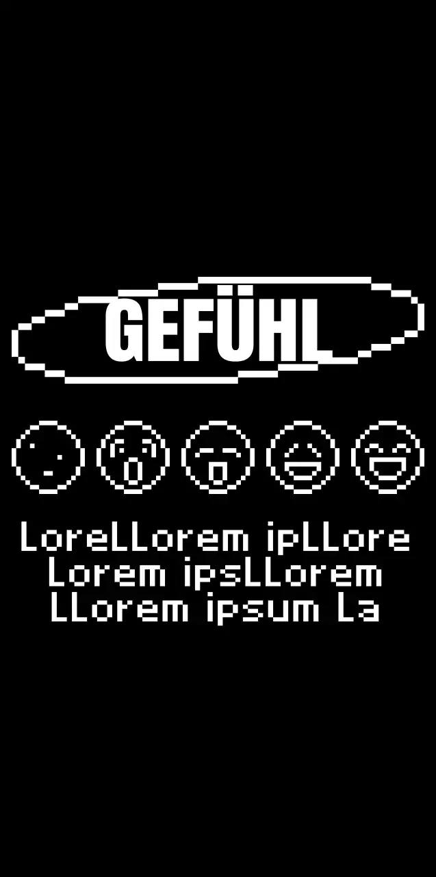 Niedlicher und angesagter Punkt-Illustrations-Kombi-Stil in Schwarz und Weiß für personalisierte Merchandise-Artikel