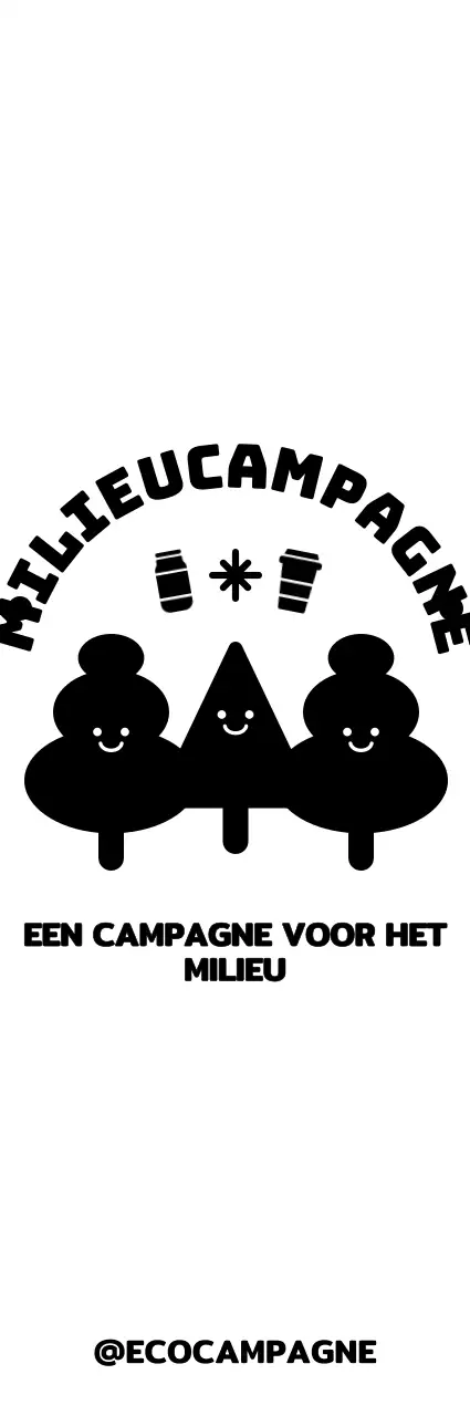 Schattig houten personage en tekstcombinatiestijl voor het promoten van eco-campagnes